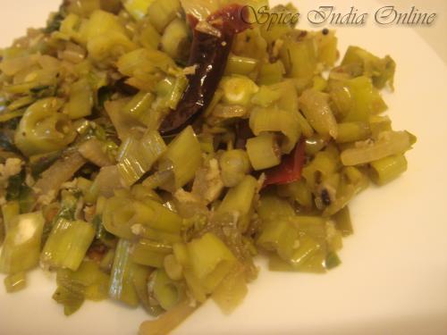 Water spinach Poriyal
